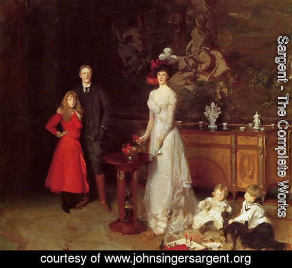 Sargent - Sir George Sitwell, Lady Ida Sitwell and Family
