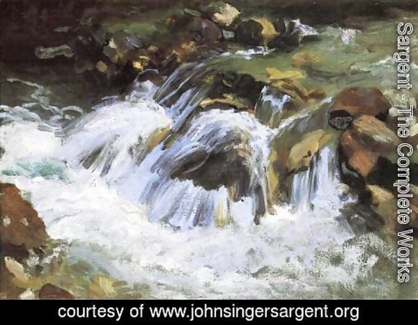 Sargent - A Mountain Stream, Tyrol