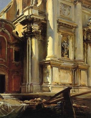 Sargent - Corner of the Church of St. Stae, Venice