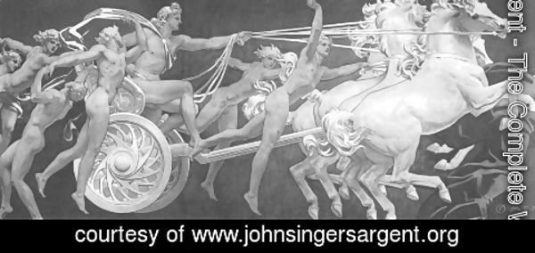 Sargent - Apollo in His Chariot with the Hours