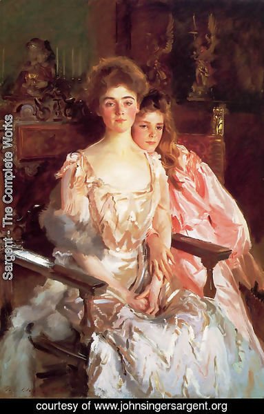 Sargent - Mrs. Fiske Warren and Her Daughter Rachel