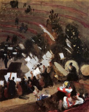 Sargent - Rehearsal of the Pas de Loup Orchestra at the Cirque d'Hiver