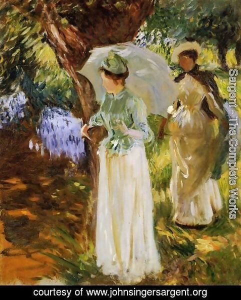 Sargent - Two Girls with Parasols at Fladbury