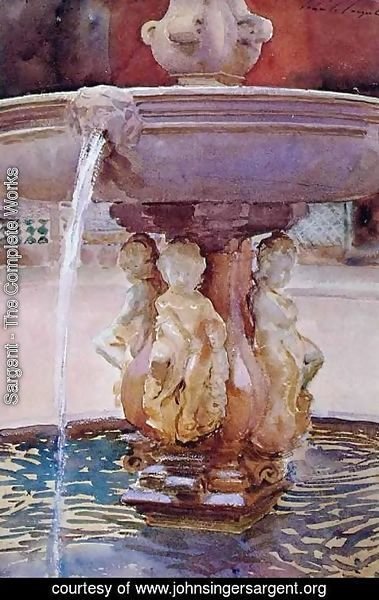 Sargent - The Spanish Fountain