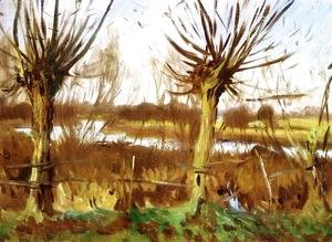 Sargent - Landscape with Trees, Calcot