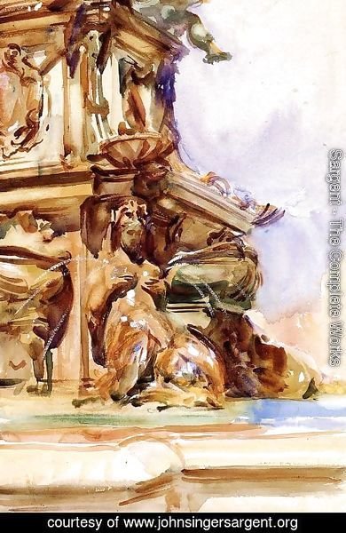 Sargent - The Great Fountain of Bologna