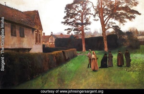 A Game of Bowls, Ightham Mote, Kent