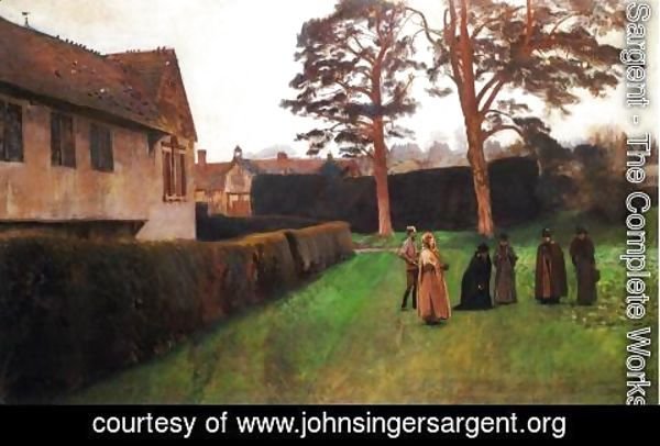 Sargent - A Game of Bowls, Ightham Mote, Kent