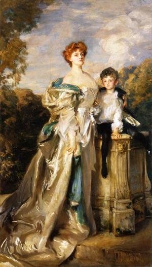 Sargent - The Countess of Warwick and Her Son