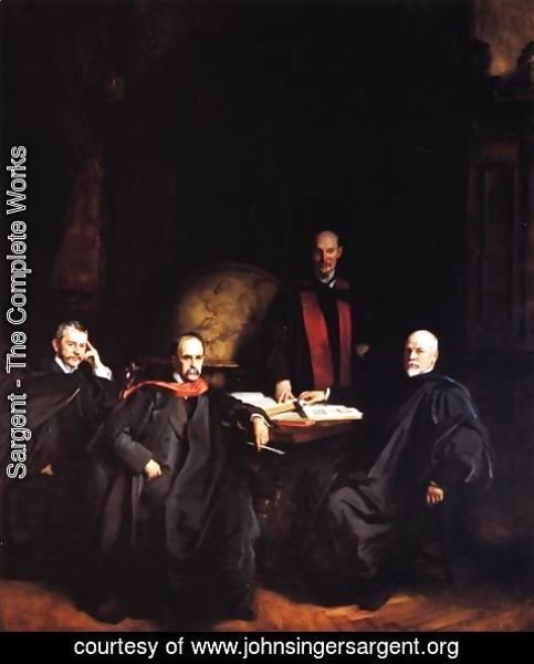 Sargent - Professors Welch, Halsted, Osler and Kelly