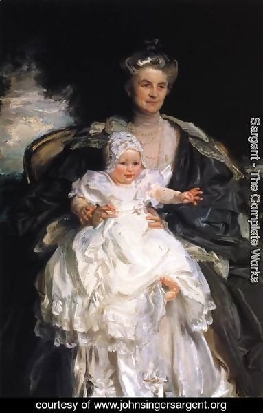 Sargent - Mrs. Henry Phipps and Her Granson Winston