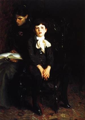 Sargent - Homer Saint-Gaudens and His Mother