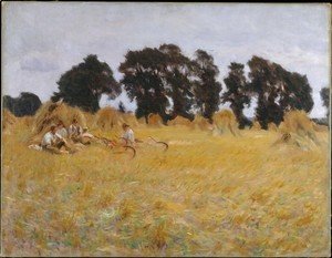 Sargent - Reapers Resting in a Wheat Field 1885