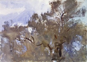 Sargent - Treetops against Sky