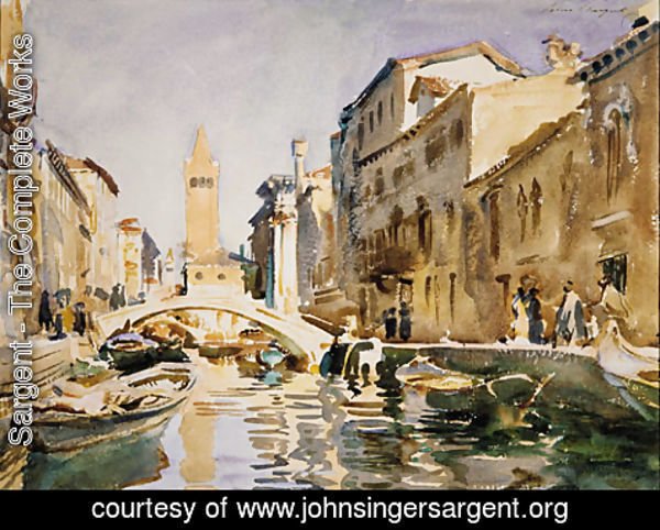 Sargent - Venetian Canal 1913
