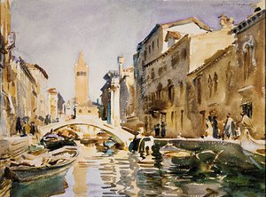 Sargent - Venetian Canal 1913