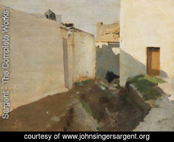 Sargent - White Walls in Sunlight Morocco