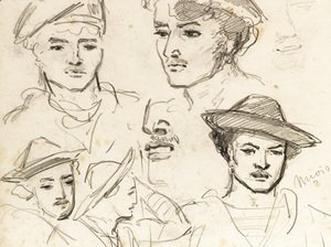 Sargent - Figure Studies A double-sided work