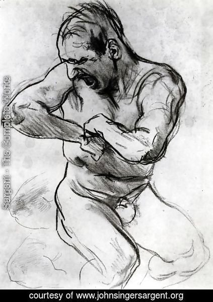 Sargent - Man Screaming (also known as Study for Hell)