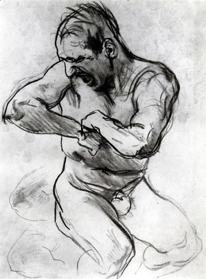 Sargent - Man Screaming (also known as Study for Hell)