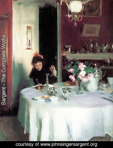 Sargent - The Breakfast Table