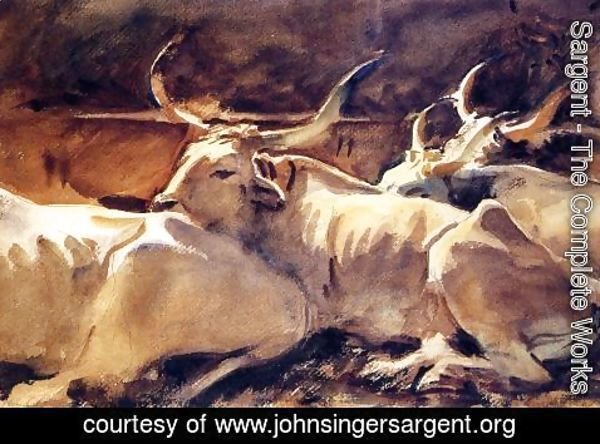 Sargent - Oxen In Repose