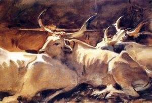 Sargent - Oxen In Repose
