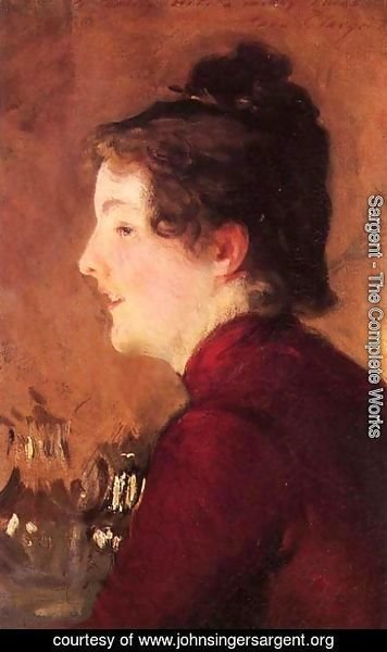 Sargent - A Portrait Of Violet