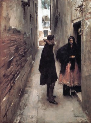 Sargent - A Street In Venice