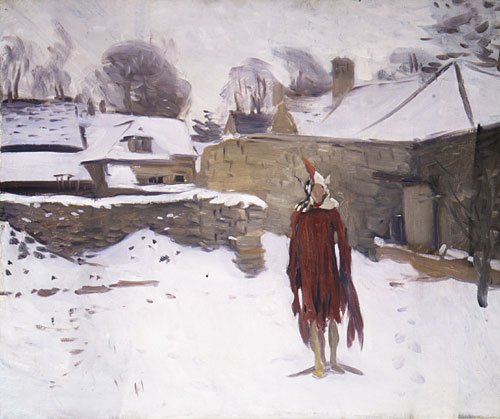Mannikin in the Snow