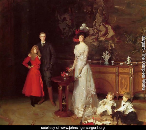 Sir George Sitwell, Lady Ida Sitwell and Family