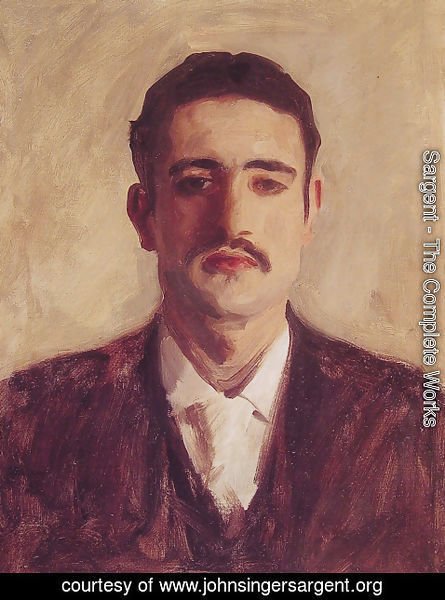 Sargent - Portrait of a Man (Probably Nicola D'Inverno)