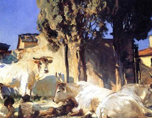 Sargent - Oxen Resting