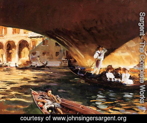 Sargent - The Rialto (Grand Canal)