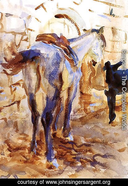 Sargent - Saddle Horse, Palestine