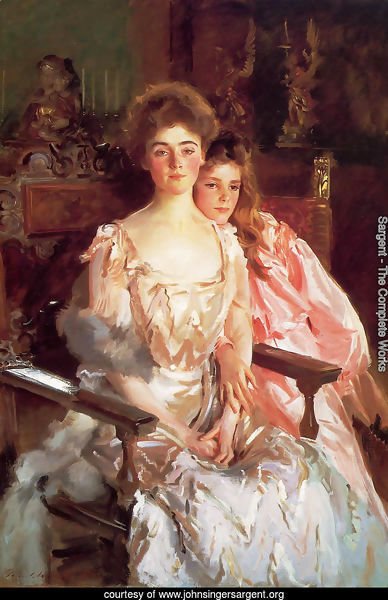 Mrs. Fiske Warren and Her Daughter Rachel
