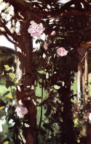 Sargent - A Rose Trellis (Roses at Oxfordshire)