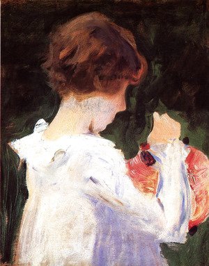 Sargent - Study of Polly Barnard for 'Carnation, Lily, Lily, Rose'