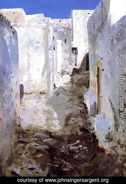 Sargent - A Street in Algiers