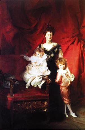 Sargent - Mrs. Cazalet and Children, Edward and Victor