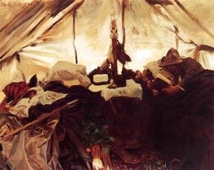 Sargent - Inside a Tent in the Canadian Rockies
