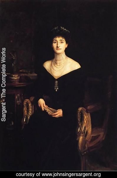 Sargent - Mrs. Ernest G. Raphael (Florence Cecilia Sassoon)