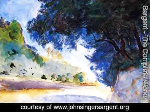 Sargent - Landscape, Olive Trees, Corfu