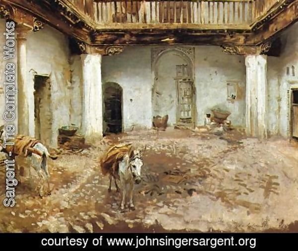 Sargent - Moorish Courtyard