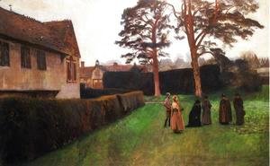 Sargent - A Game of Bowls, Ightham Mote, Kent