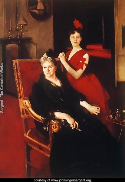 Mrs. Edward Burckhardt and her Daughter Louise