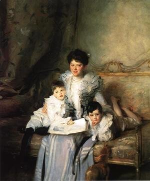 Sargent - Mrs. Arthur Knowles and her Two Sons