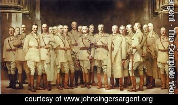 Sargent - General Officers of World War I