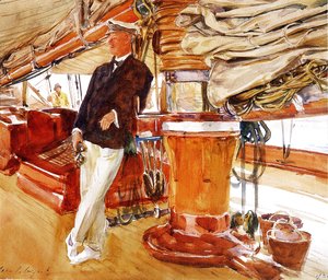 Sargent - On the Deck of the Yacht Constellation