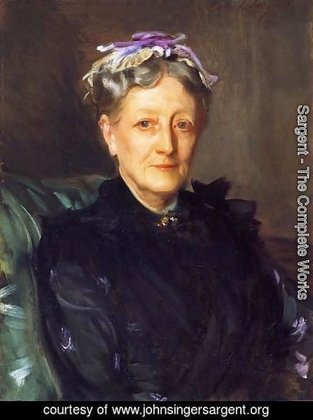 Sargent - Mrs. Frederick Mead (Mary Eliza Scribner)